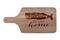17" Whalecome To Our Home Walnut Wood Paddle Cutting Board